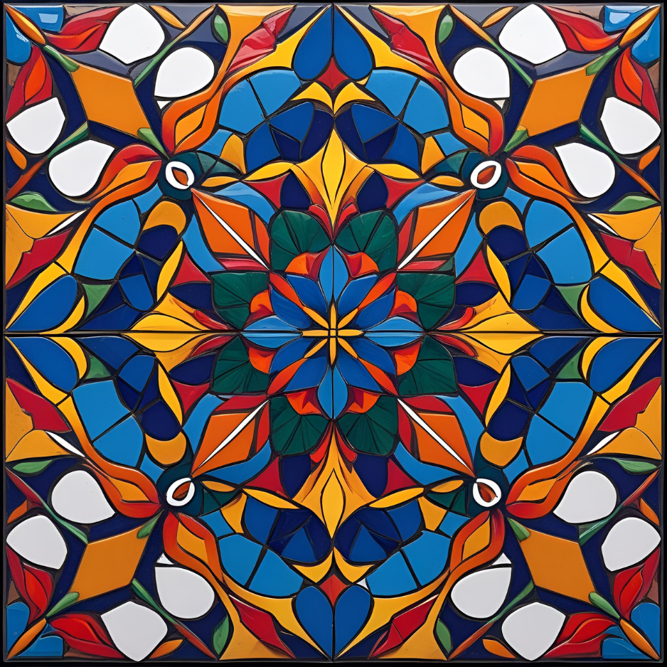 Download 1x1 seamless AI-designed wallpaper and floor tile patterns