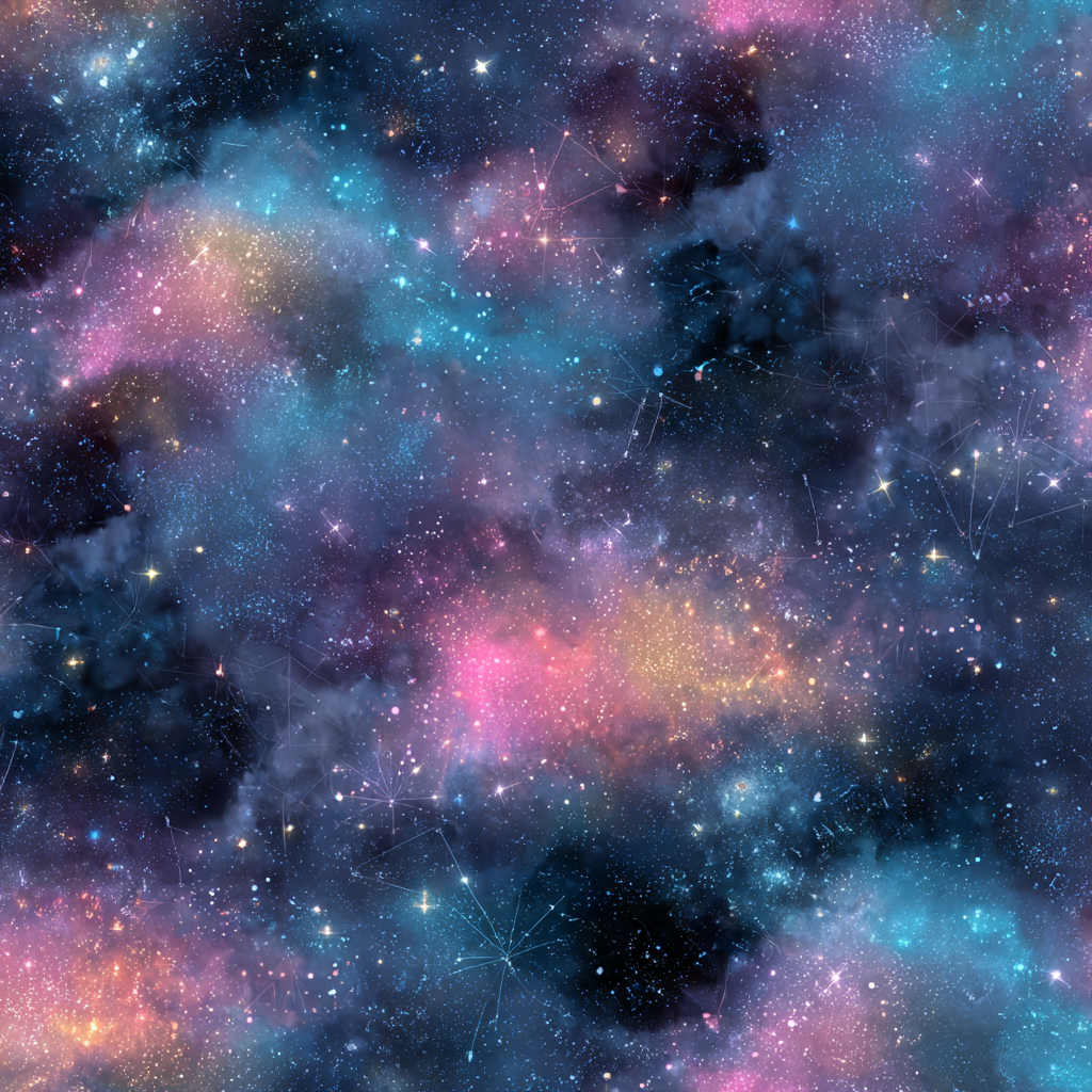 Galaxy/Space Wallpaper (1024 × 1024) — Instant Download