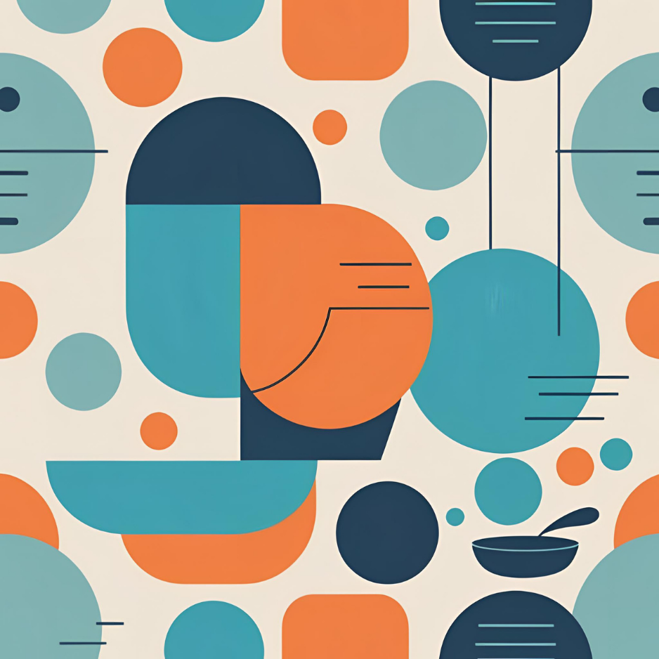 Download 1x1 seamless AI-designed wallpaper and floor tile patterns