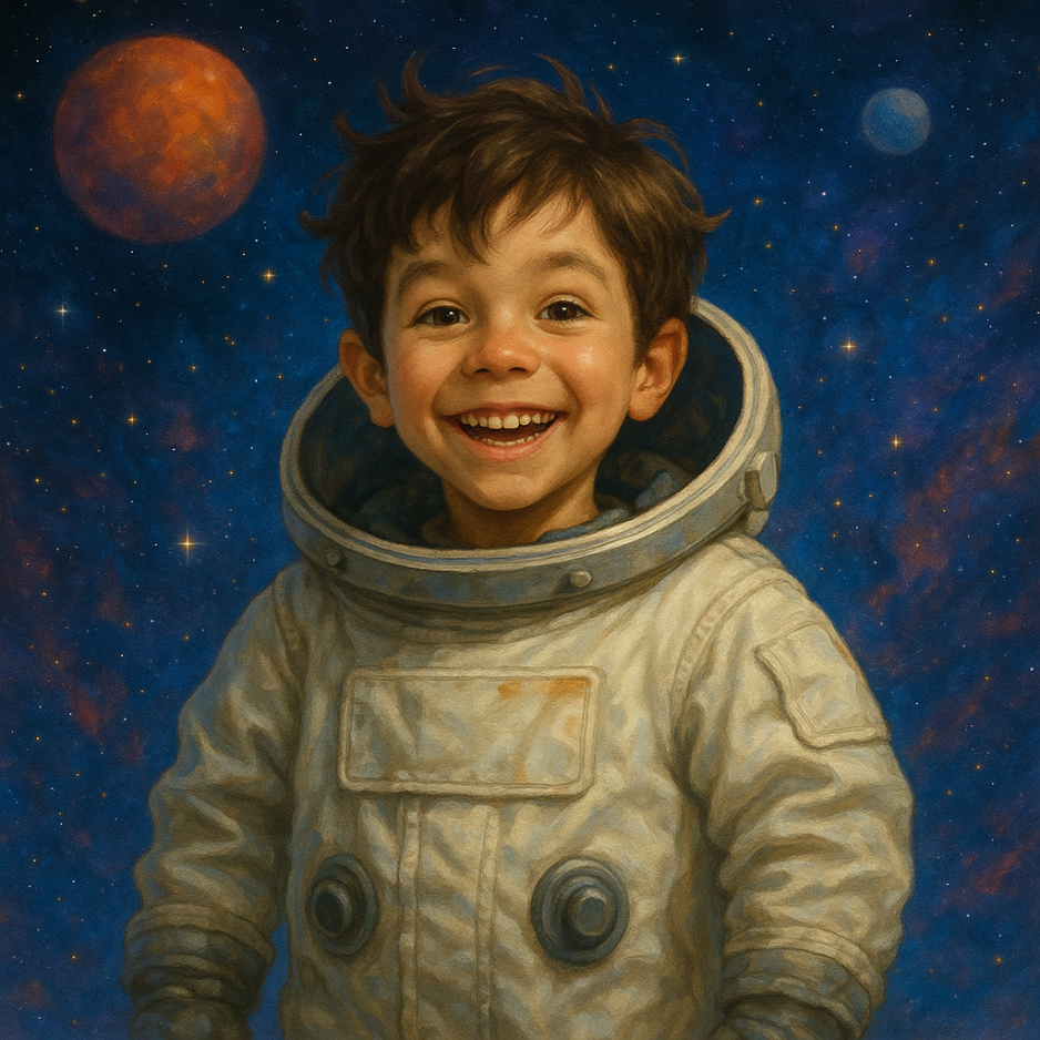 AI-generated 1x1 square art images 