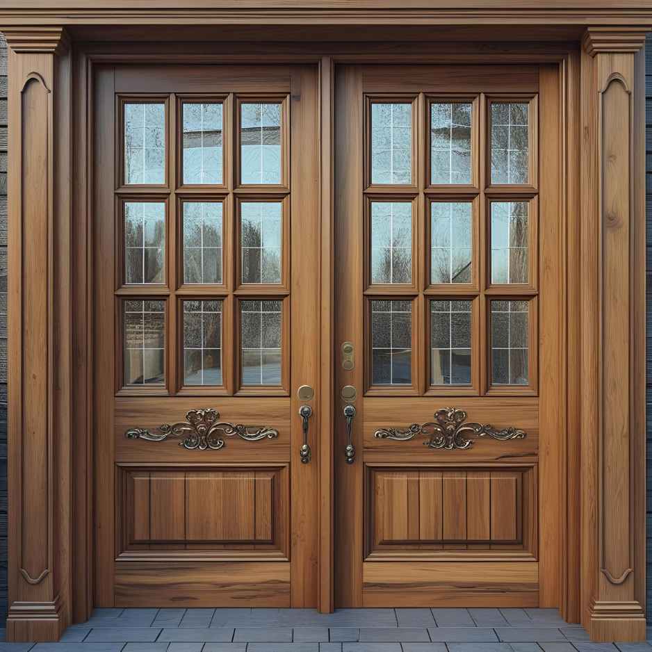 Download 1x1 square AI-designed storefront door