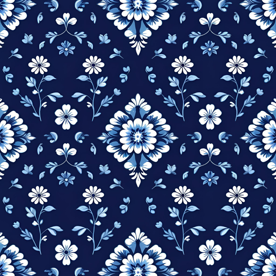 Download 1x1 seamless AI-designed wallpaper and floor tile patterns