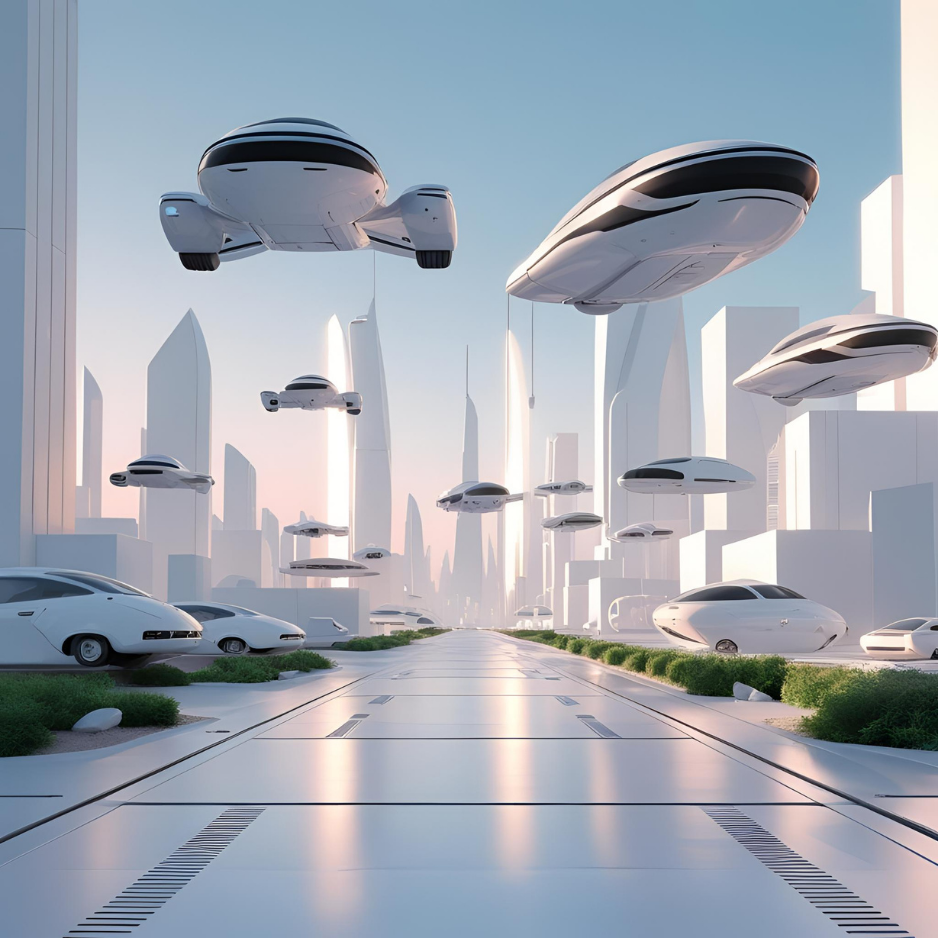 AI-generated 1x1 square art images