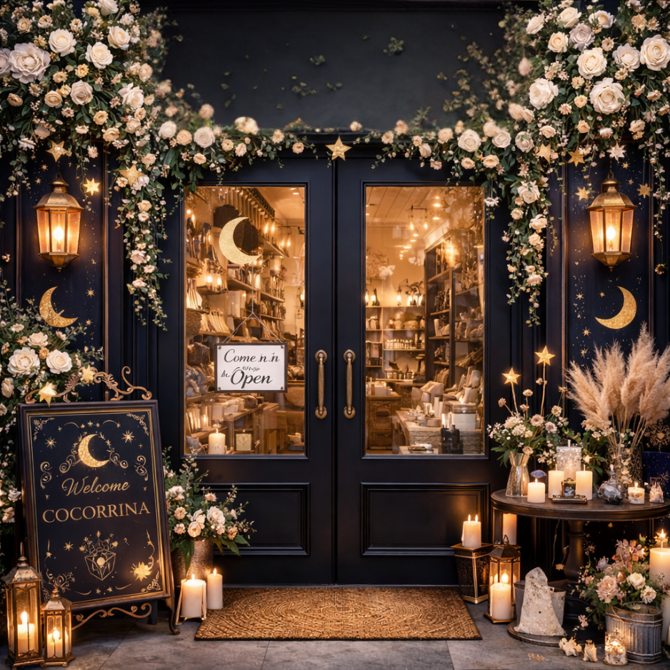 Download 1x1 square AI-designed storefront door