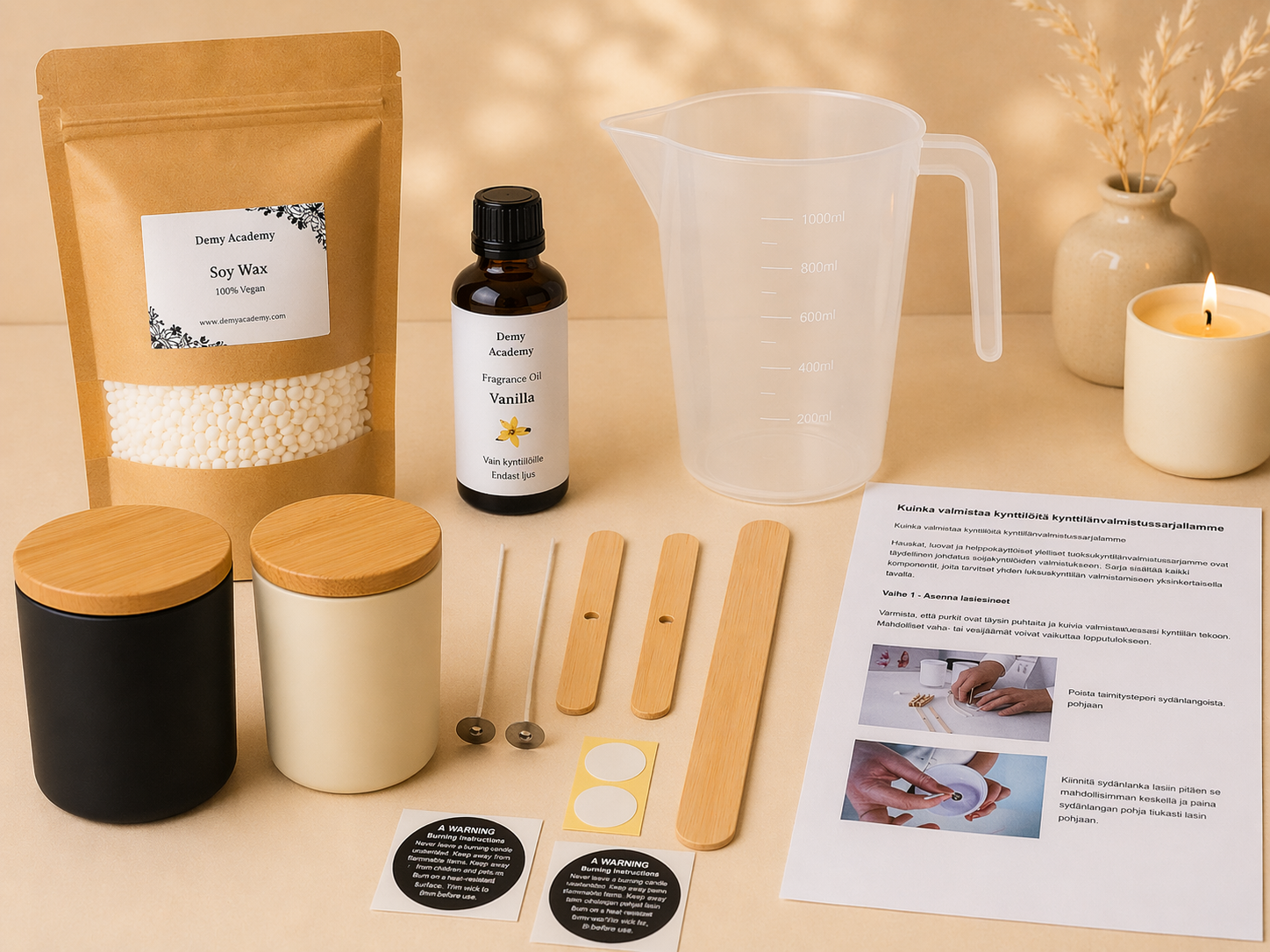 Kynttilänvalmistus Starter Kit