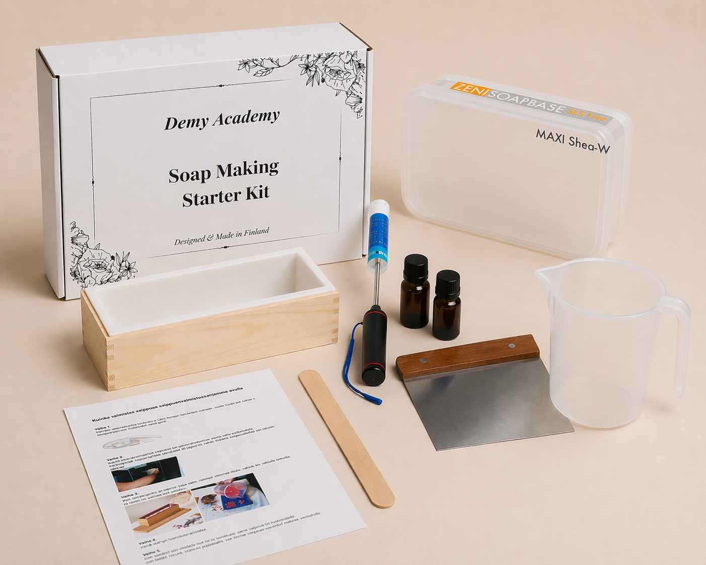 Saippuanvalmistus Starter Kit