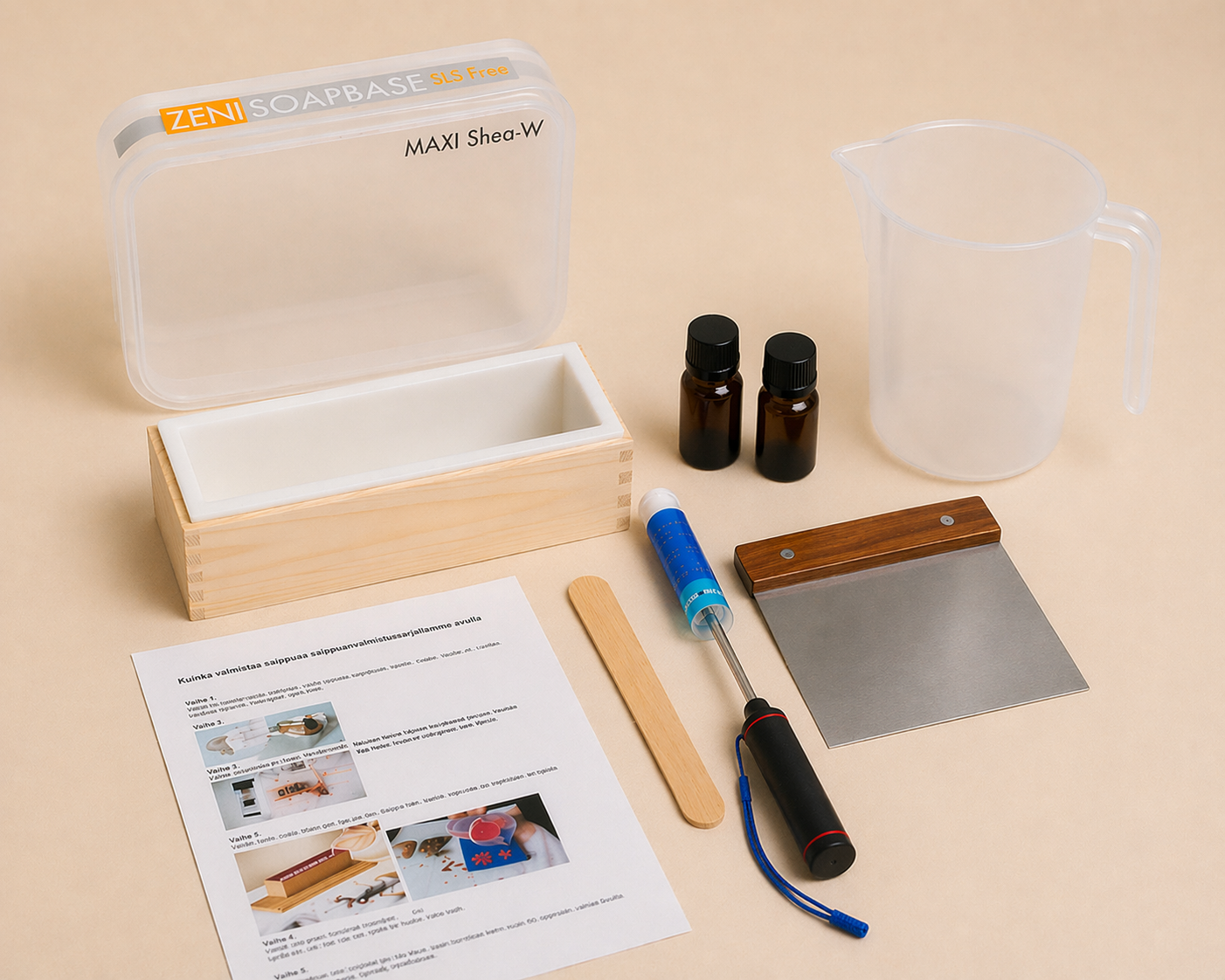 Saippuanvalmistus Starter Kit