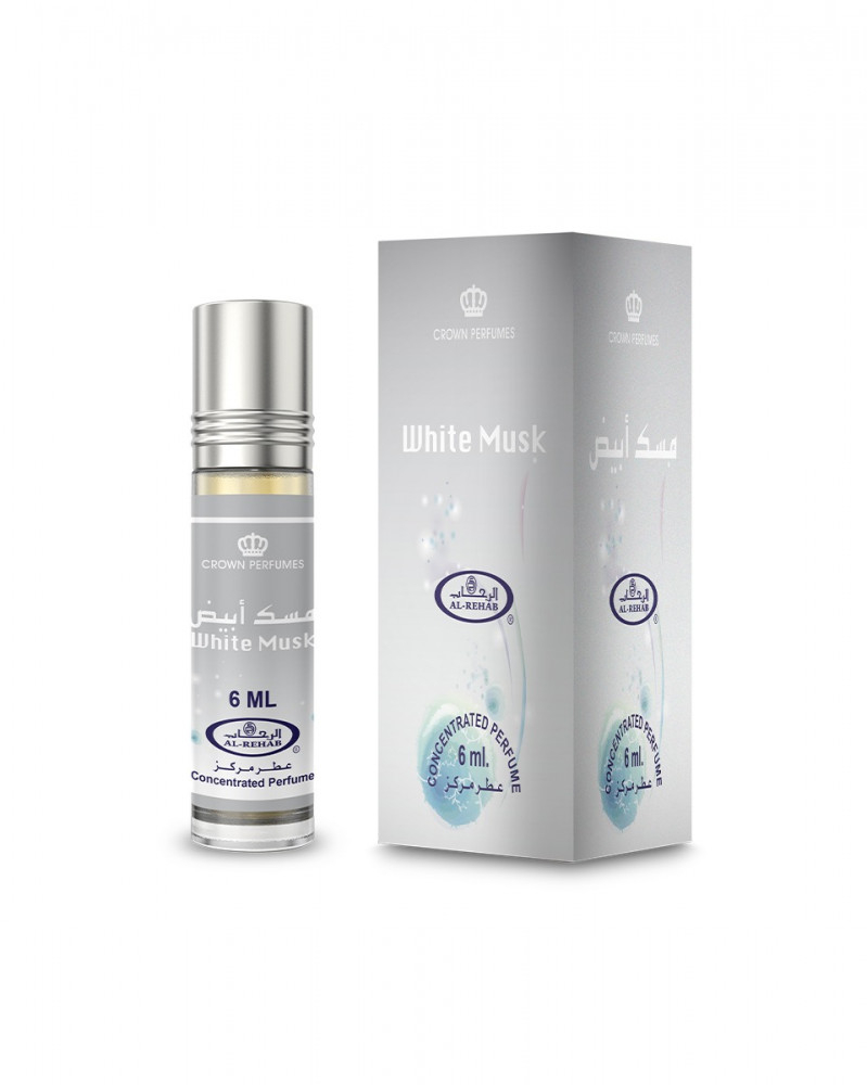 White Musk Roll On 6ml Oil Perfume by Al-Rehab