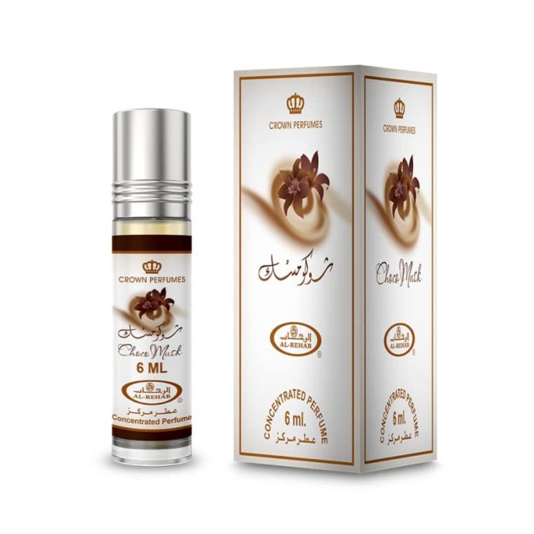 Choco Musk Roll On 6ml Oil Perfume by Crown Perfumes