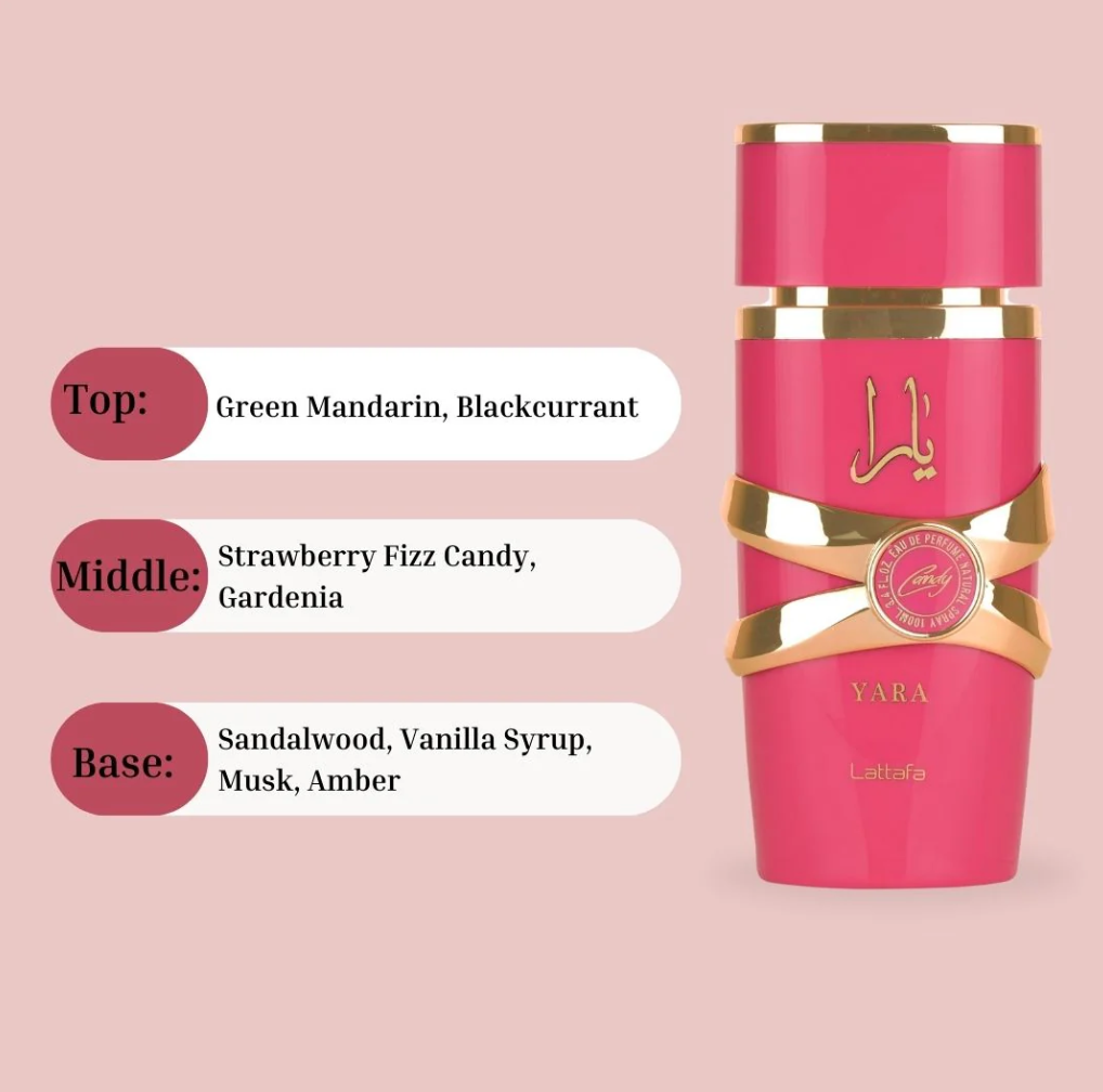 Lattafa Yara Candy Eau de Parfum 100ml