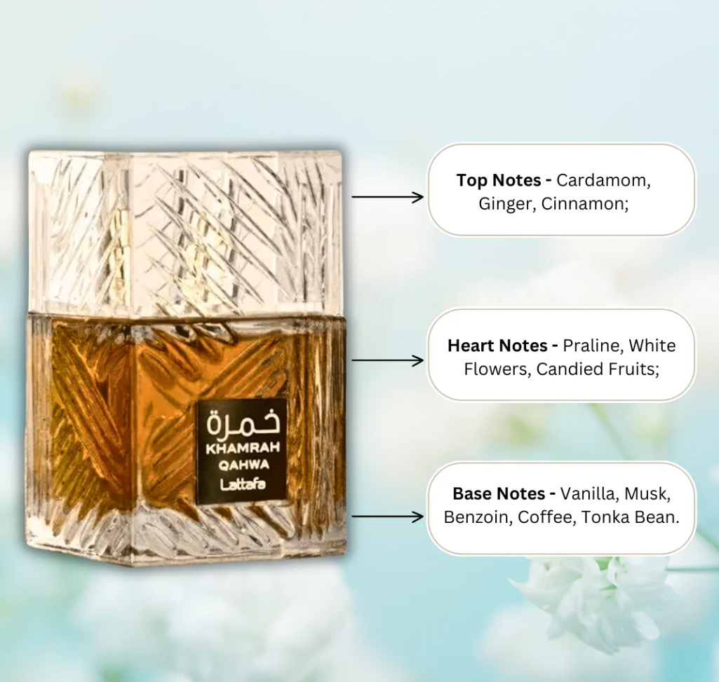 Lattafa Khamrah Qahwa Eau de Parfum 100ml