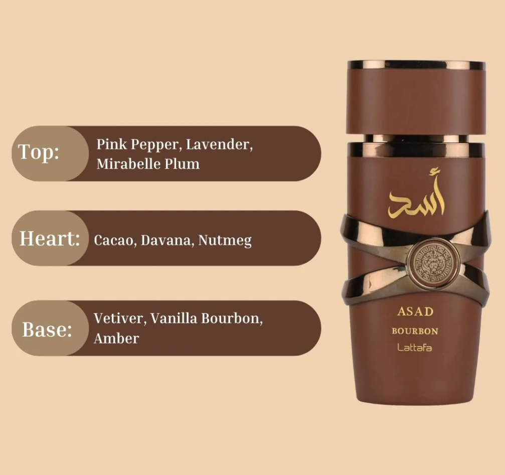 Lattafa Asad Bourbon Eau de Parfum 100ml