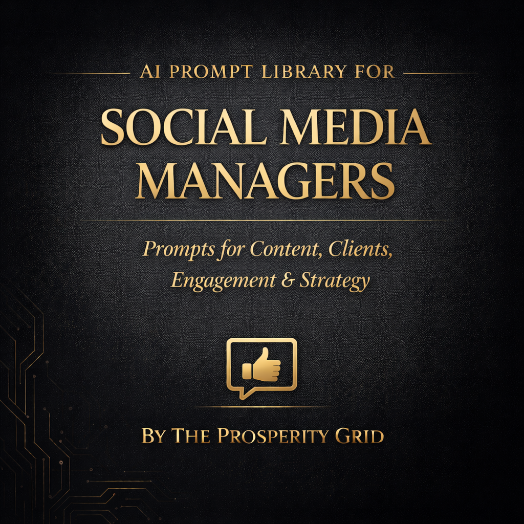 AI Prompt Library for Social Media Managers