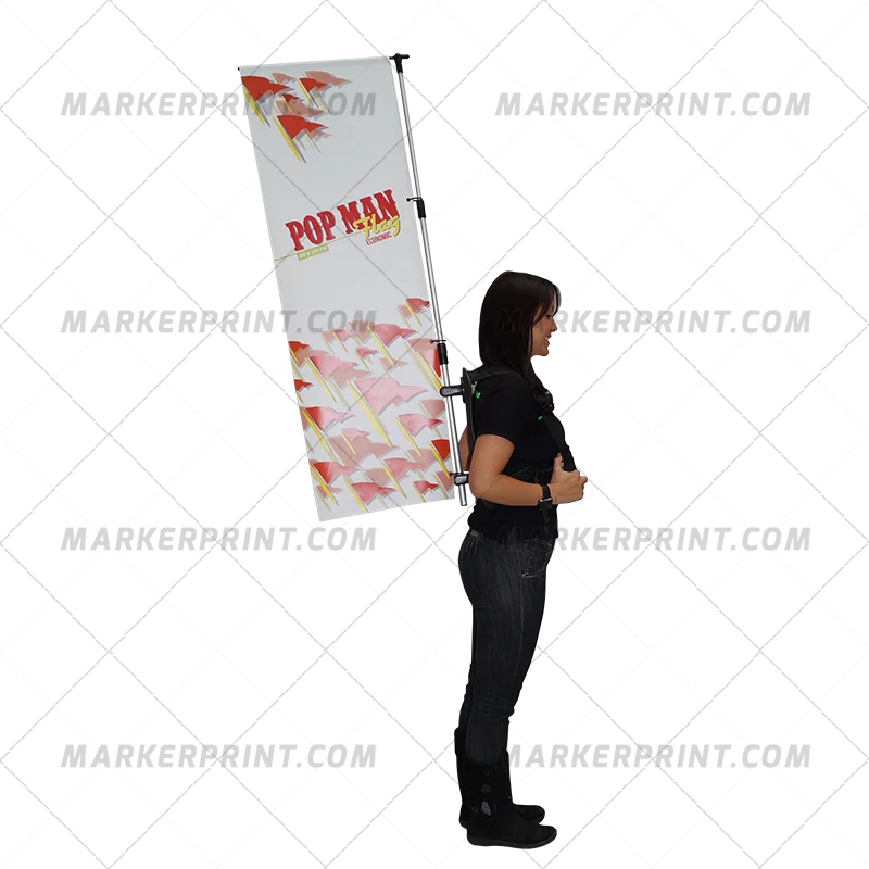 Pop Man Flag Economic