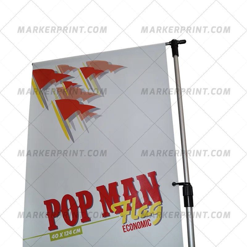 Pop Man Flag Economic