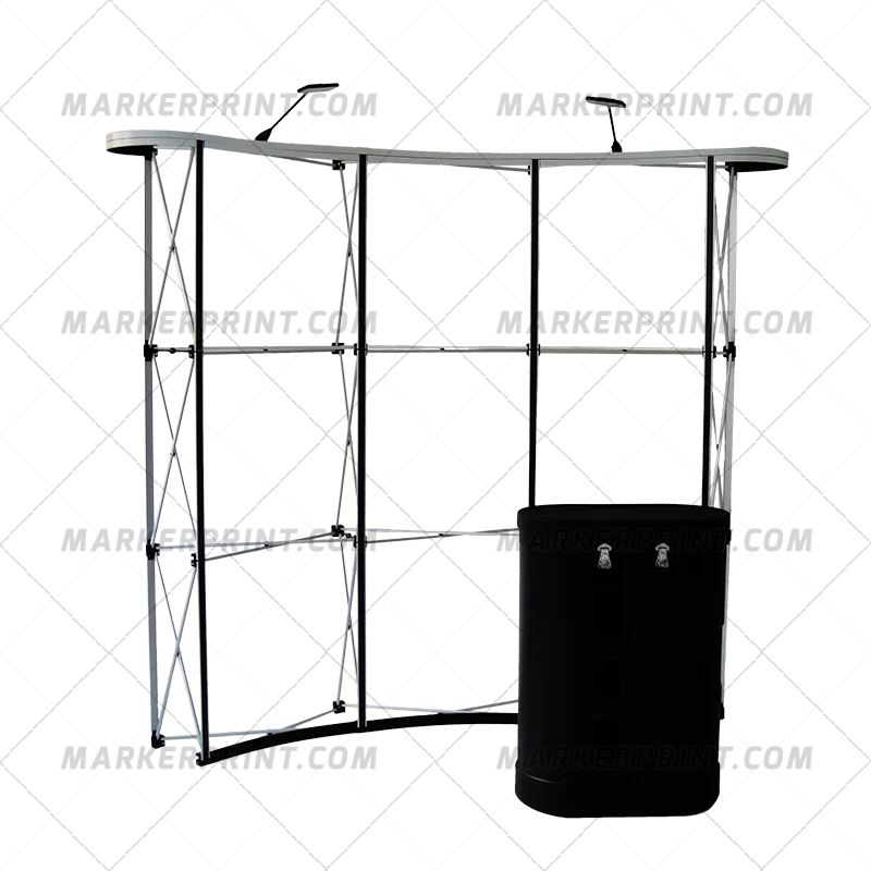 Wall Pop Up Curved 3x3