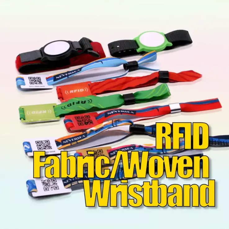 RFID Fabric/Woven Wristband