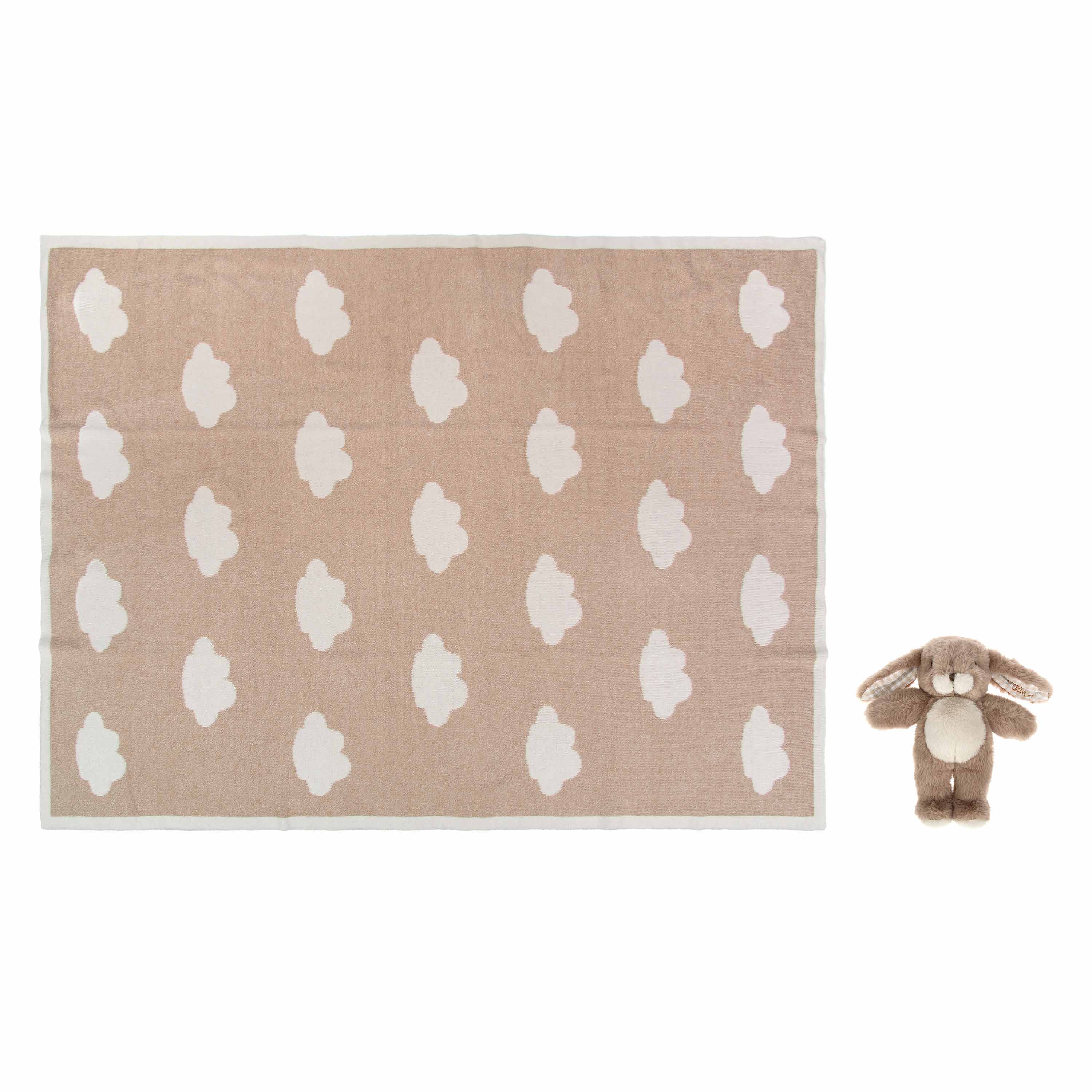 Set regalo peluche con copertina in cotone Dolce Fattoria