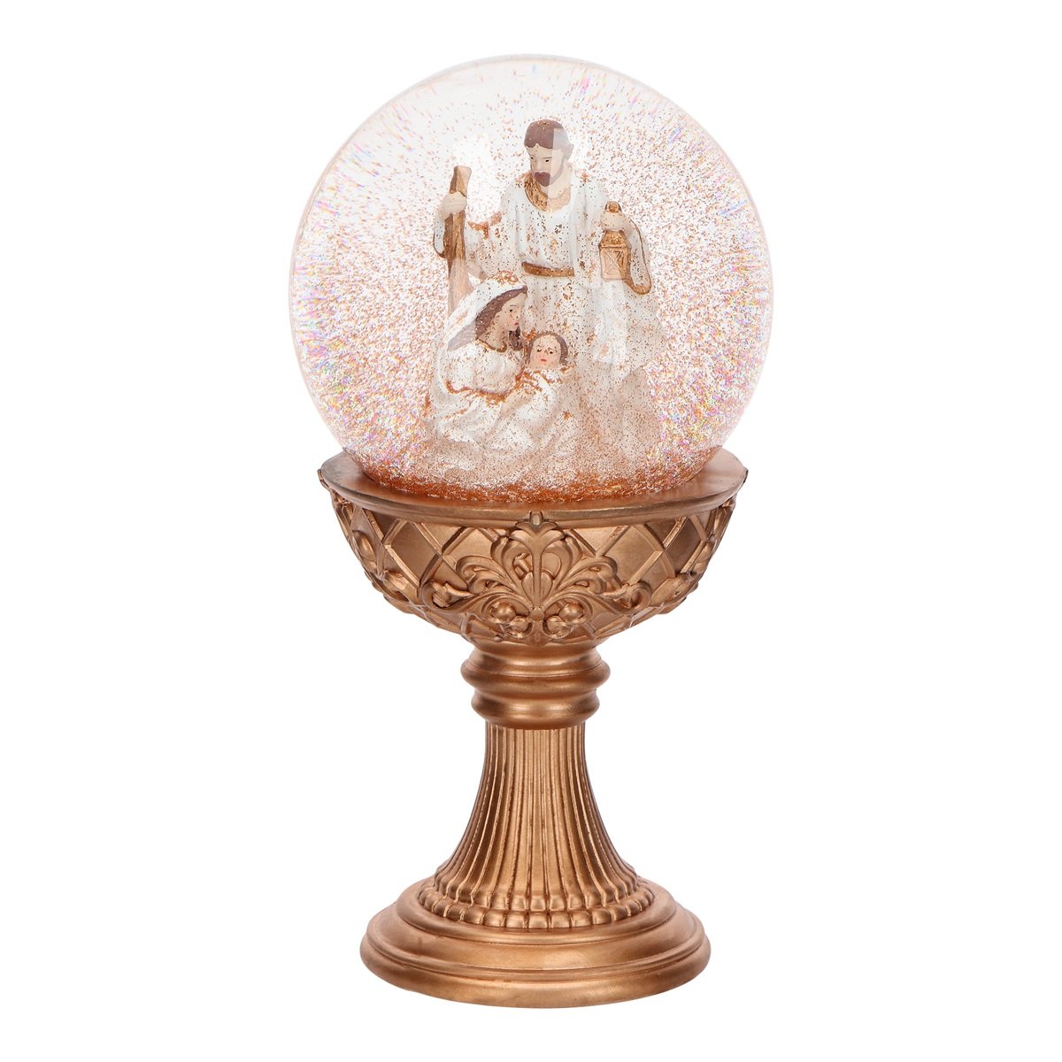 Natività in Palla di neve h 22 cm