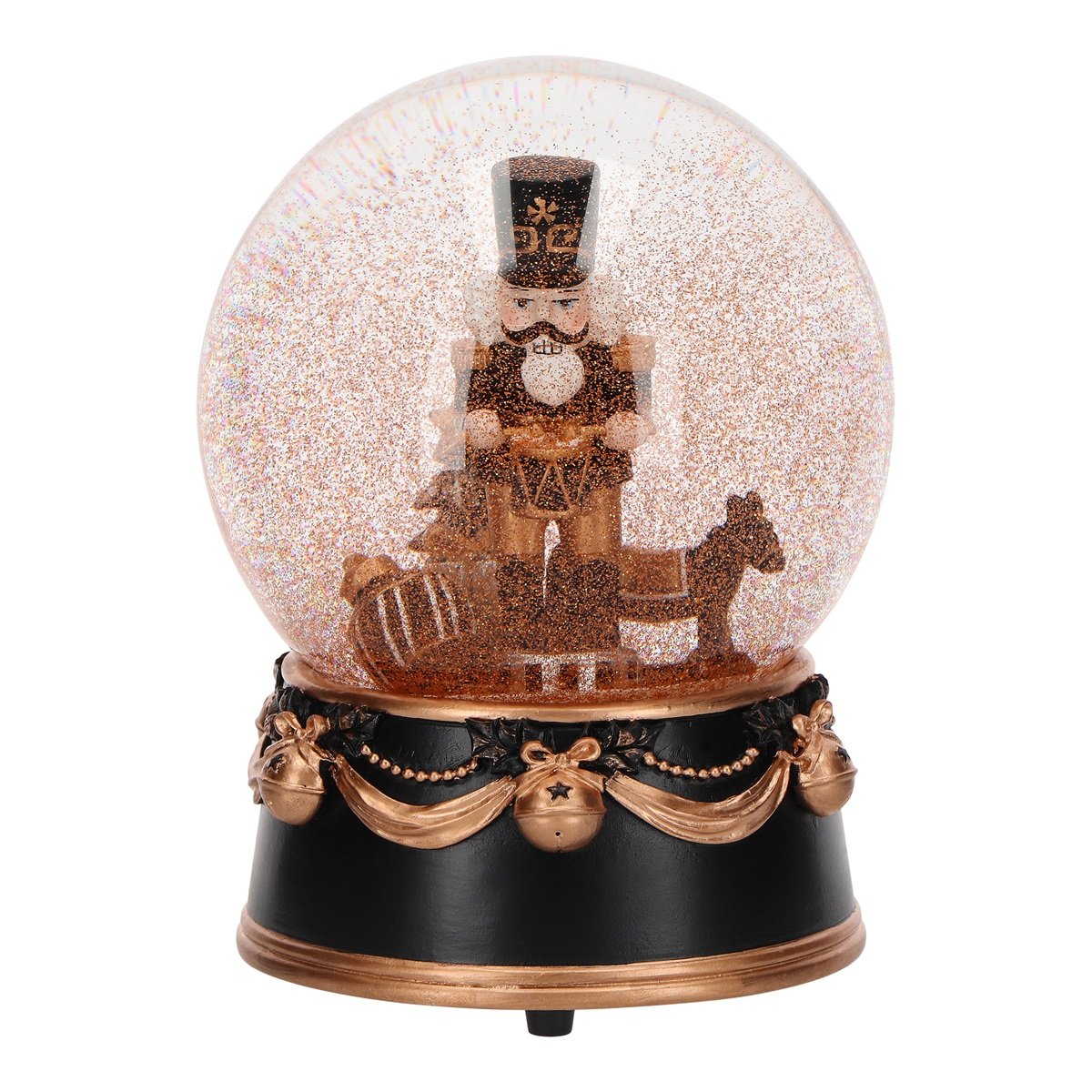 Boul de neige con lo schiaccianoci su base nera