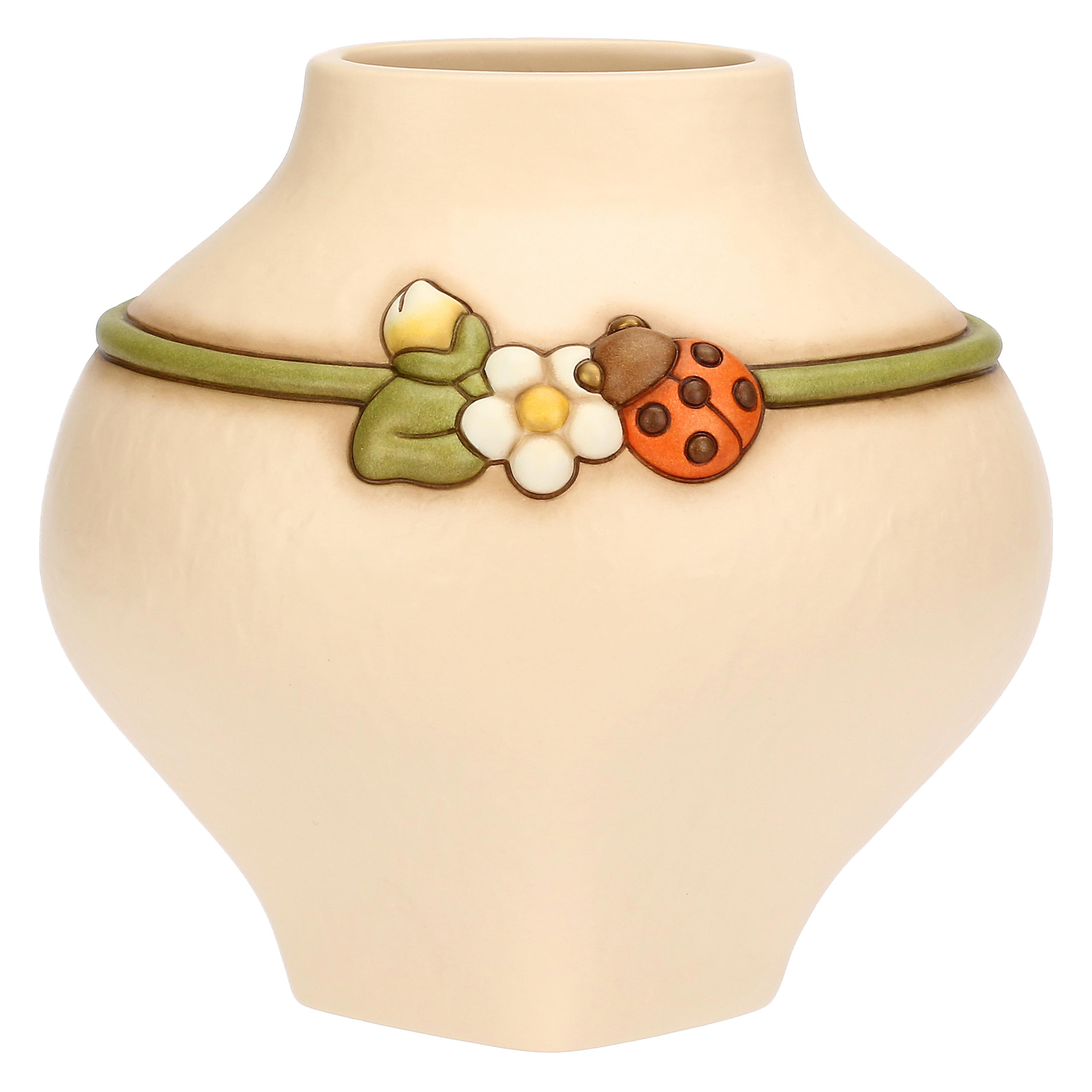 Vaso in ceramica con coccinella Country Bloom