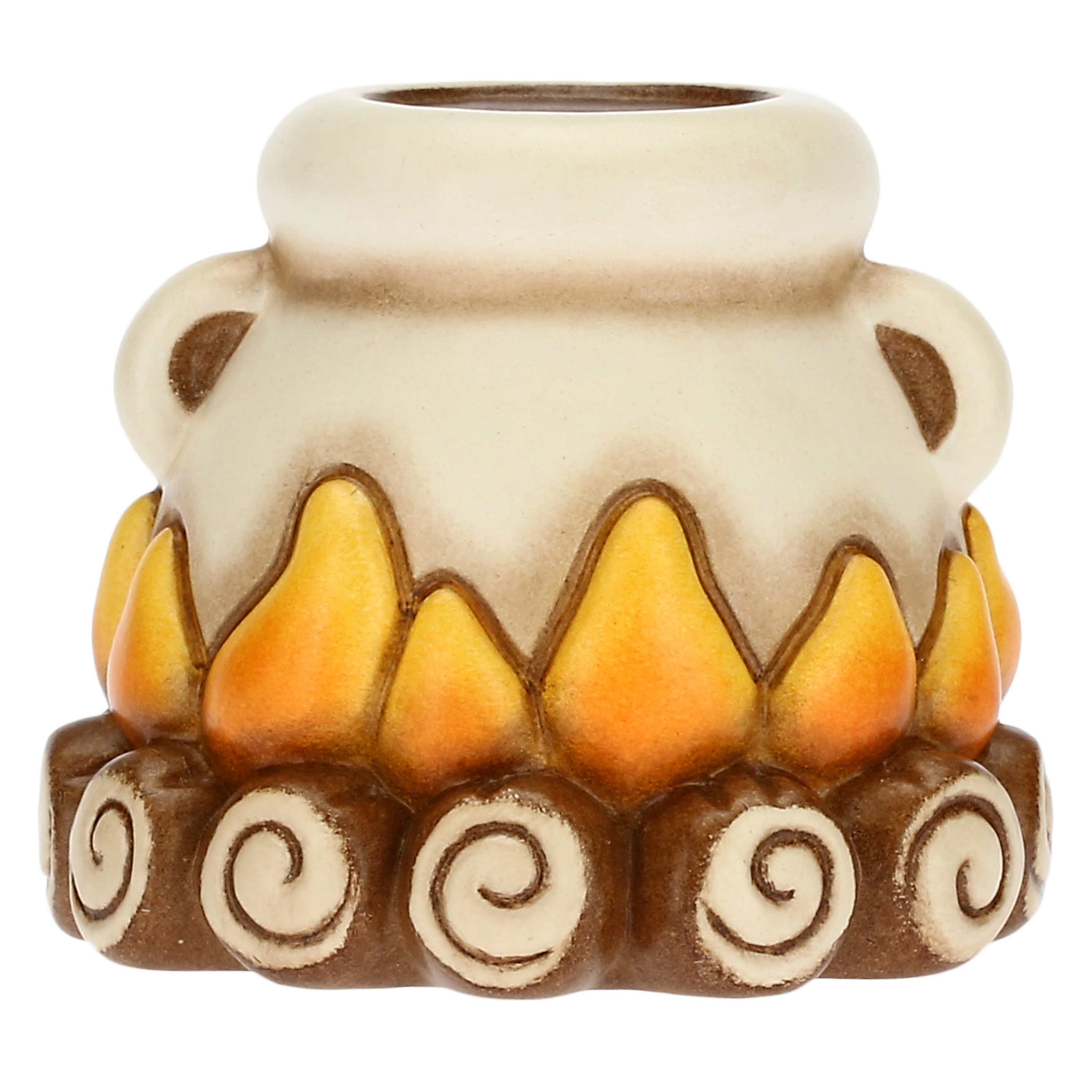 Focolare con pentola