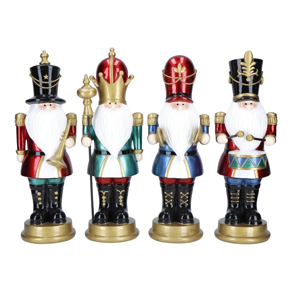 Set di statuette schiaccianoci H 33 cm