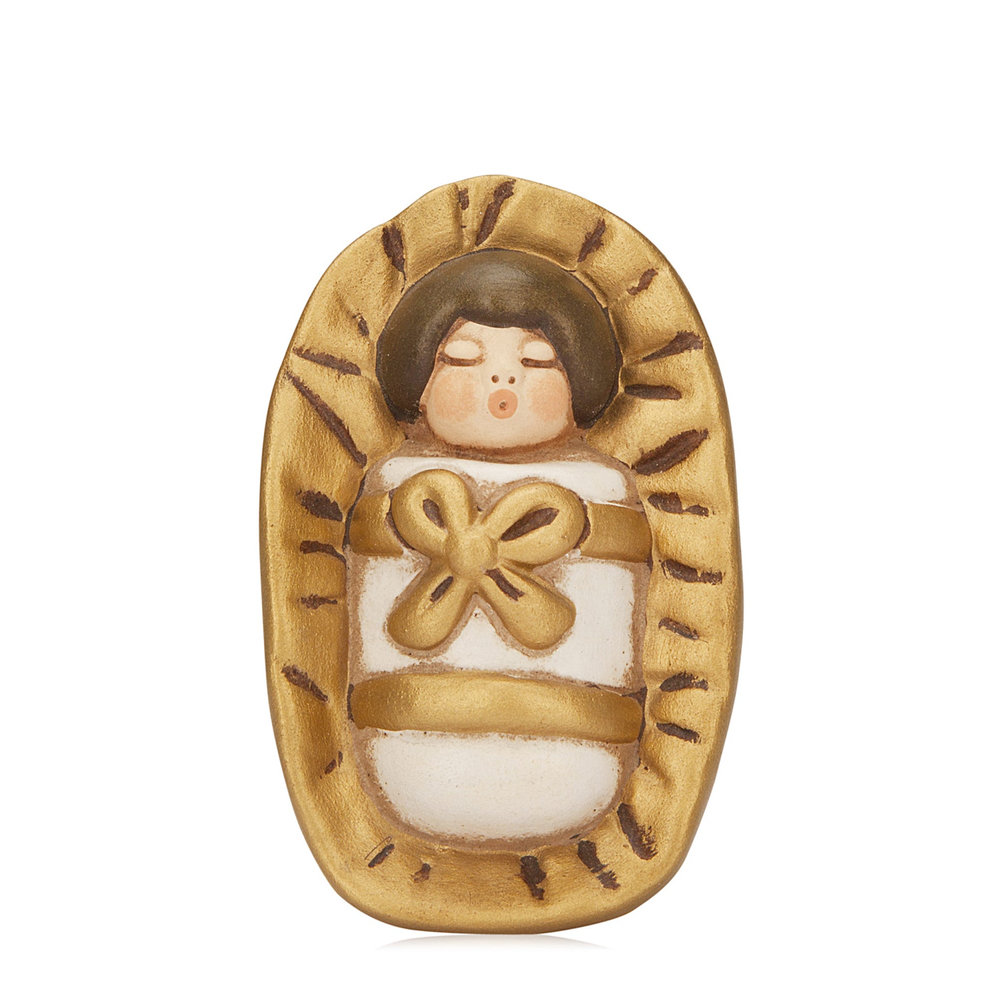 Gesù bambino Presepe Classico bianco.