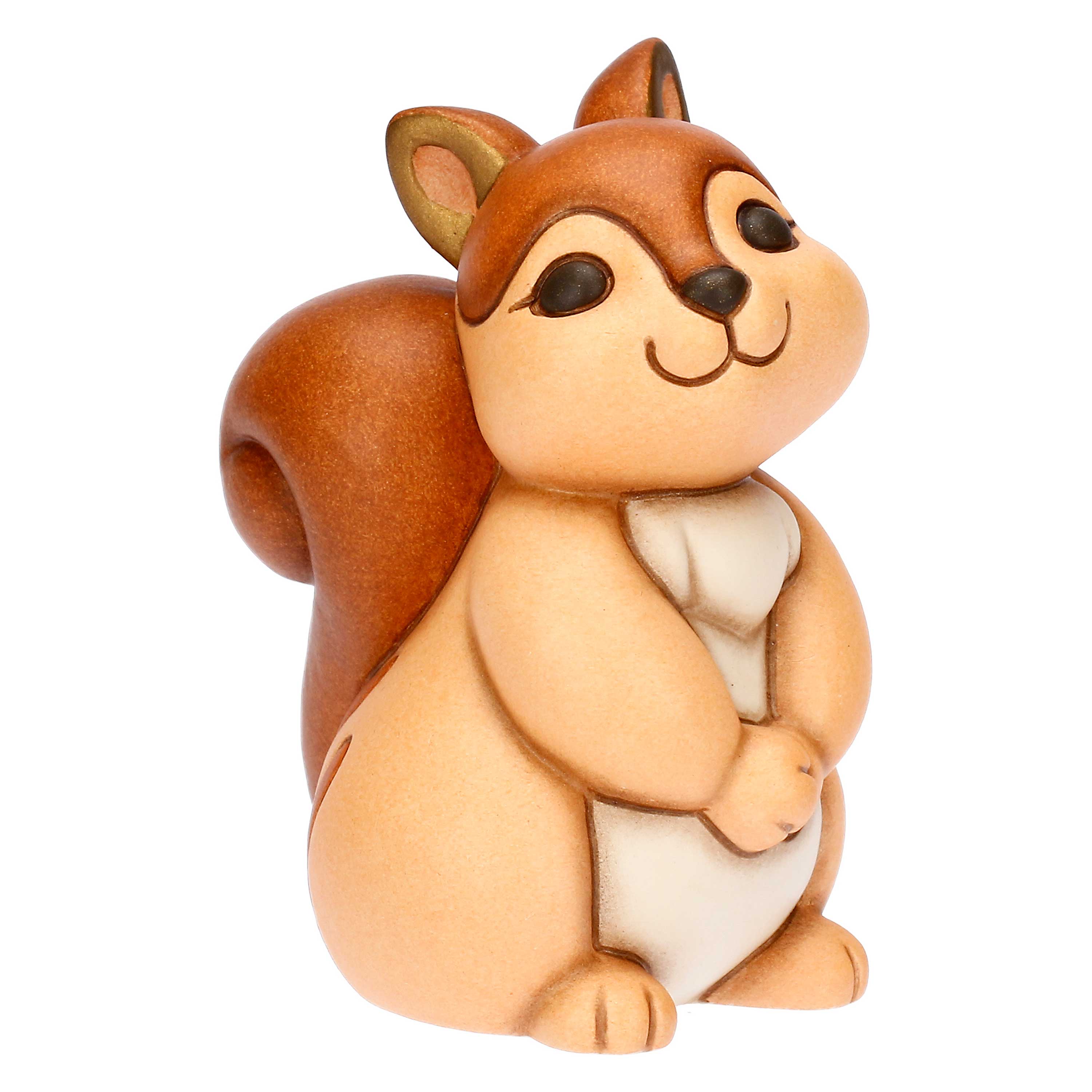 Scoiattolo Diva in piedi in ceramica, piccola