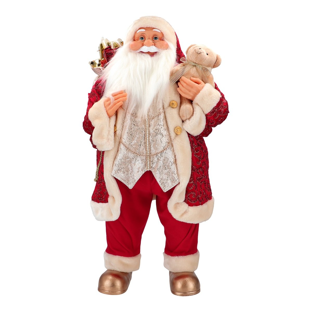 Babbo natale rosso H 80 cm