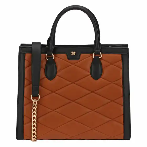 Shopper trapuntata in ecopelle doppi manici Thun