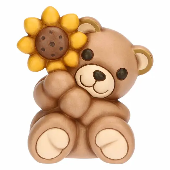 Teddy con girasole in ceramica, grande Thun