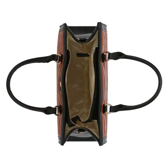 Shopper trapuntata in ecopelle doppi manici Thun