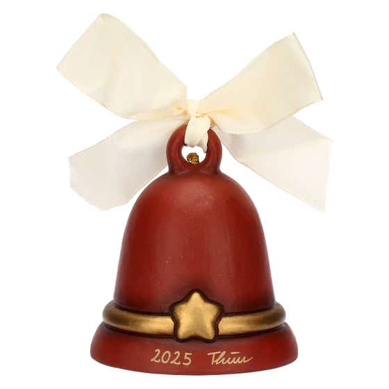 Campanella Limited Edition 2025 con Pepi in ceramica, rosso