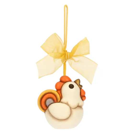 Addobbo gallo Jack in ceramica Thun