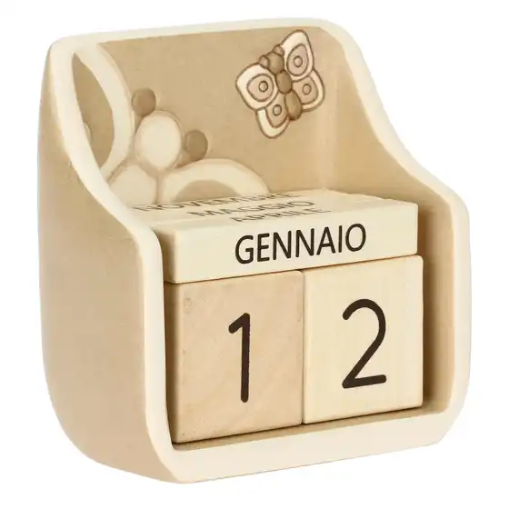 Calendario da tavolo in ceramica Iconic Elegance Thun