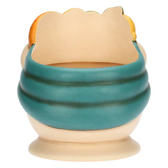 Cachepot Teddy corona con limoni e coccinella Ella in ceramica, grande