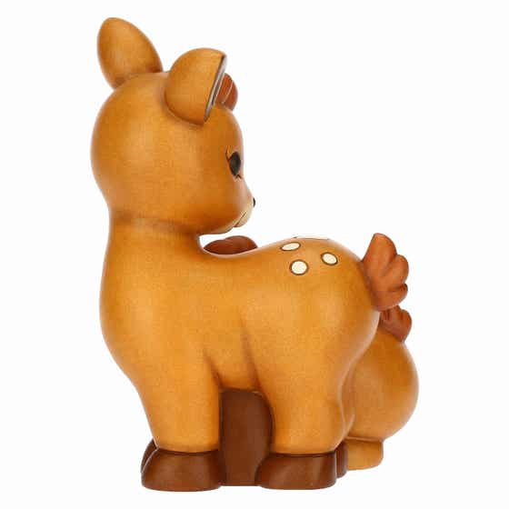 Coppia cerbiatto Amy con farfalla AbbracciAMI