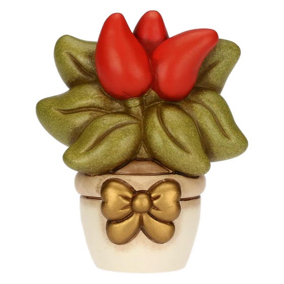 Alberello di peperoncini in ceramica