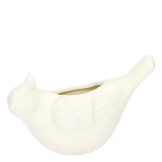 Cachepot da parete uccellino bianco Thun, Eleganza Esotica