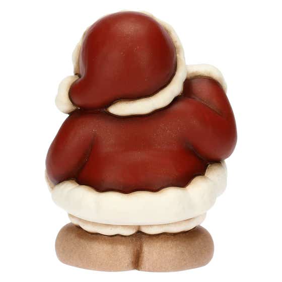 Babbo Natale con lanterna in ceramica, piccolo