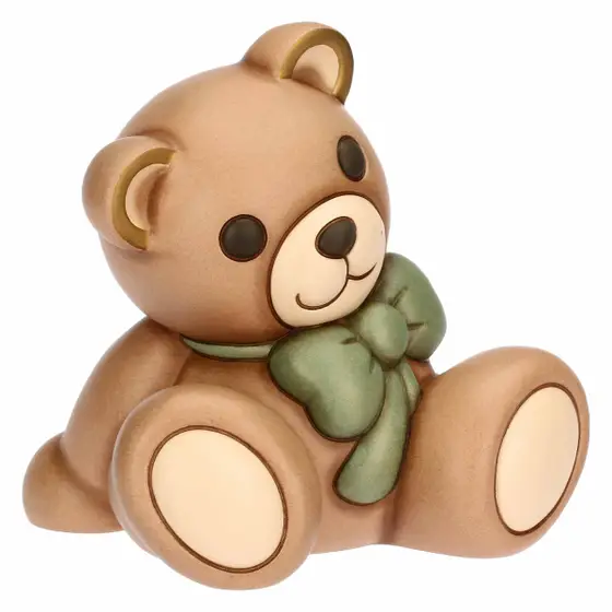 Teddy in ceramica grande con fiocco Thun
