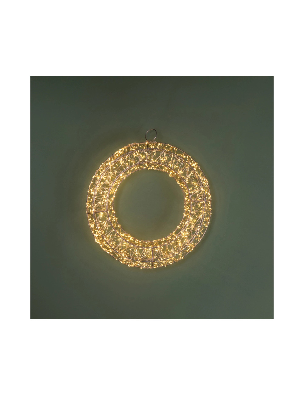 Ghirlanda c/96 warm led metal