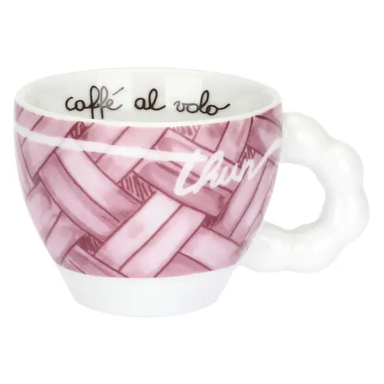 Set 6 tazzine espresso in porcellana AbbracciAMI, viola Thun