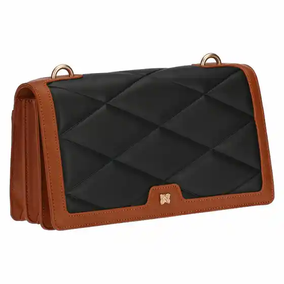 Borsa trapuntata in ecopelle, media thun
