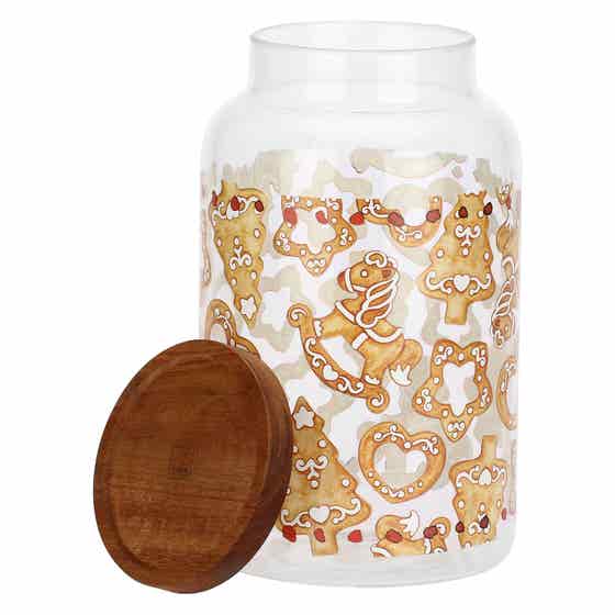 Biscottiera in vetro Thunland