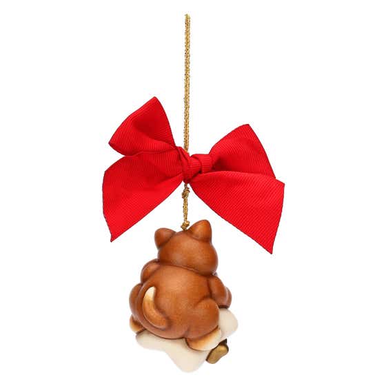 Addobbo natalizio gatto Momi in ceramica, grande