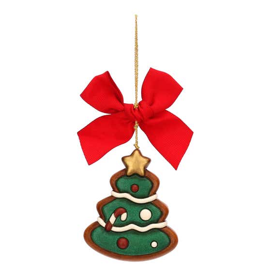 Addobbo natalizio albero di Natale in ceramica, grande