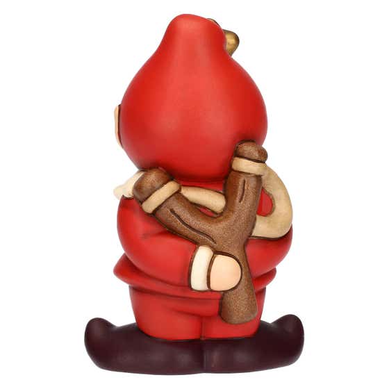 Elfo Birbo in ceramica, medio