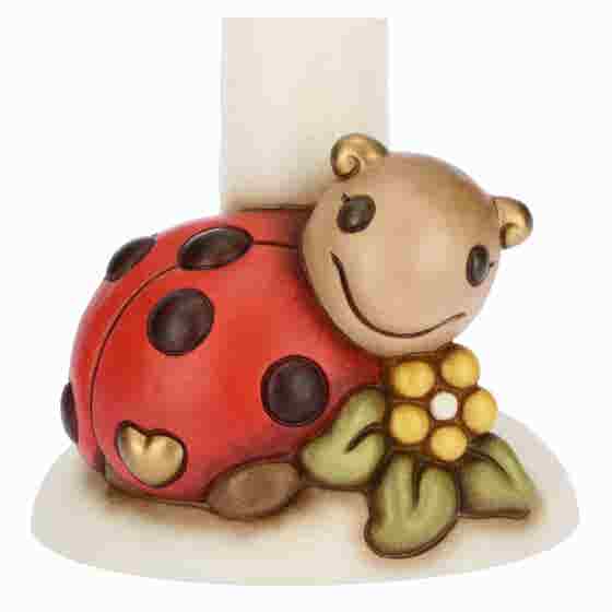 Lampada da tavolo con coccinella portafortuna